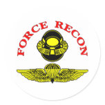Force Recon Diver Jump Stickers