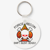 Force Recon Skull keychains by WhiteTiger_LLC Force Recon Skull keychains