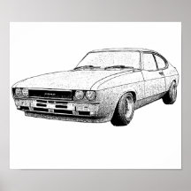 Ford racing print