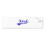 Ford Surname Classic Style Bumper Stickers