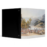Fording of the River Mondego,engraved by C. 3 Ring Binder