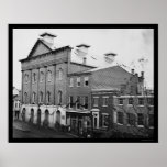 Ford's Theater, Scene of Lincoln's Death 1865 posters