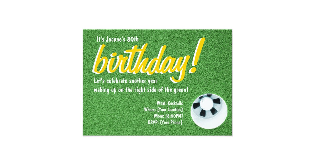 fore tee birthday