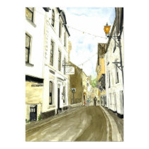 'Fore Street, Fowey' Poster posters