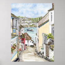 'Fore Street (Polruan)' Poster