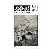 Forecastle of the Constitution postage