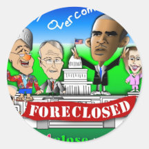 Foreclose United States House and Senate Sticker