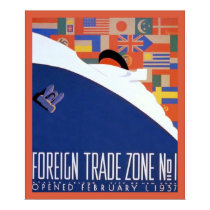 Foreign Trade Zone No. 1 ~ Vintage Trade Print