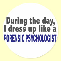 Forensic Psychologist During The Day stickers