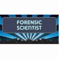 Forensic Scientist Marquee photo sculptures by itsallhot Forensic Scientist Marquee photo sculptures