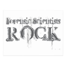 Forensic Scientists Rock Post Card