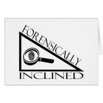 Forensically Inclined Greeting Cards