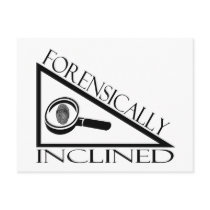 Forensically Inclined Postcards