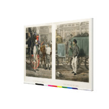 Fore's Contrasts: The Driver of 1832, The Driver o Gallery Wrapped Canvas