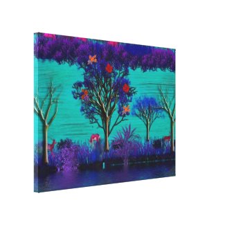 Forest 5 Wrapped Canvas Gallery Wrapped Canvas