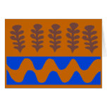 Forest and River Abstract Red cards