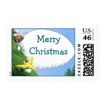 forest animals Christmas postage