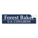 Forest Baker for U.S. Congress Bumper Stickers