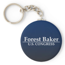 Forest Baker for U.S. Congress Key Chains