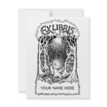 Forest Bookplate invitations by melanie_amaral Forest Bookplate invitations