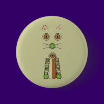 Forest Cat buttons
