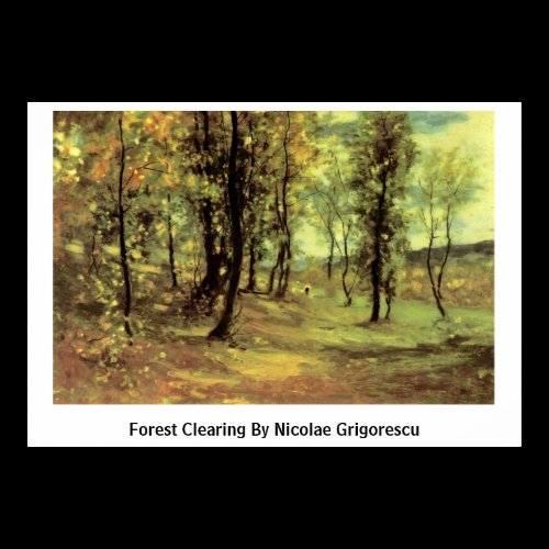 Forest Clearing By Nicolae Grigorescu Print