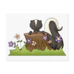 Forest Critters · Skunk Post Cards