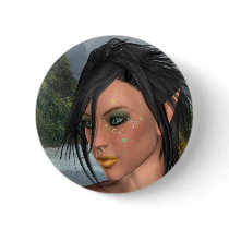 Forest Elf Button by Beliria Forest Elf Button