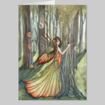 Forest Enchantment Fairy Art Card cards