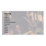 Forest Evening Scene By Marées Hans Von Business Card Template