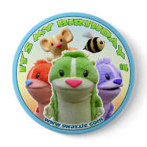 Forest Fables Birthday Button