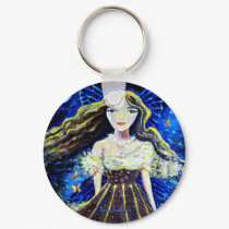 Forest Faery Princess - Key ring keychains by SusanRodio Forest Faery Princess - Key ring keychains
