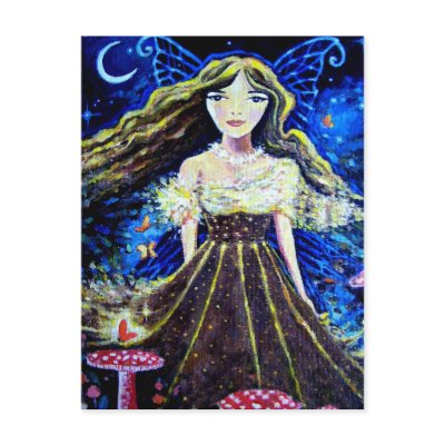 Forest Faery Princess - Postcard by SusanRodio