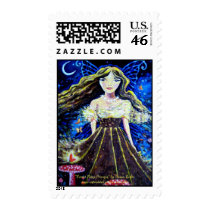 Forest Faery Princess - US Stamps by SusanRodio Forest Faery Princess - US Stamps