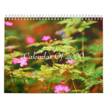 Forest Flowers, Calendar Of 2009