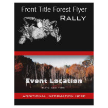 Forest Flyer or Bird Event Business Flyer