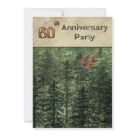 Forest for the Trees Anniversary Party 60 Personalized Announcements