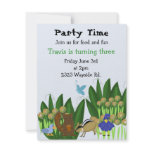 Forest Friends Birthday Party Invitation