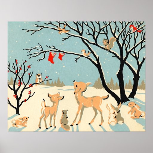 Forest Friends Poster