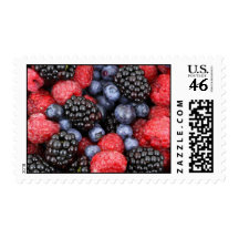 Forest Fruits Postage Stamps