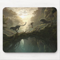 Forest Girl Mousepad mousepads