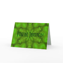 Forest Green Invitation cards by Customizables Forest Green Invitation cards