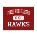 Forest Hills Eastern - Hawks - High - Ada Michigan postcards