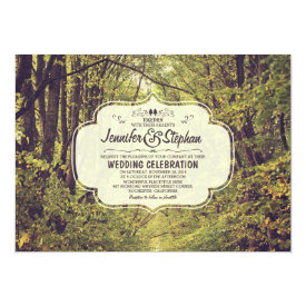 forest inspired tree avenue wedding invitations 5