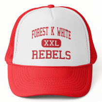 Forest K White - Rebels - Middle - Lake Charles hats by customteamsportswear Forest K White - Rebels - Middle - Lake Charles hats