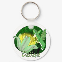 Forest Magic Corgi Keychain