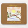 Forest Morning Bright Mouse Pad