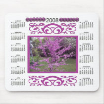 FOREST PANSY REDBUD 2008 CALENDAR mousepads by KABSANNIE FOREST PANSY REDBUD 2008 CALENDAR mousepads