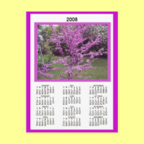 FOREST PANSY REDBUD CALENDAR postcards