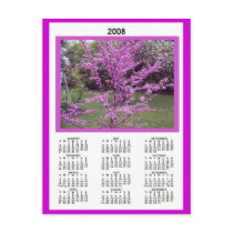 FOREST PANSY REDBUD CALENDAR postcards by KABSANNIE FOREST PANSY REDBUD CALENDAR postcards
